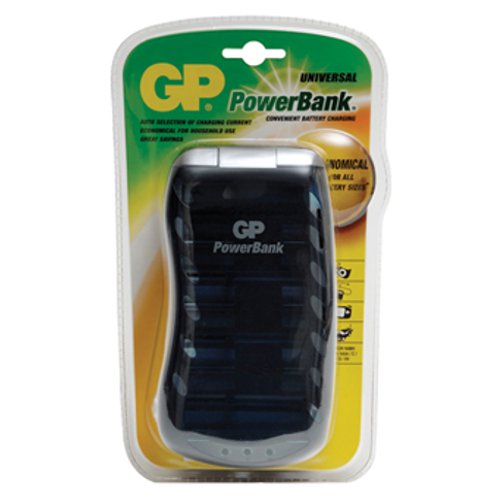 Gp Powerbank Universal cargador de pilas aaa y 9 v color negro pb19gsb1