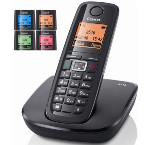 Gigaset SL 450 colore Nero Cordless - Telefonia Fissa cordless Gigaset SL 450 colore Nero Cordless - Telefonia Fissa cordless