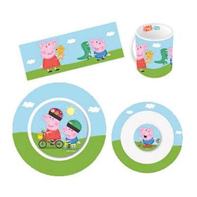 CYPBRANDS Set de Petit-déjeuner Peppa Pig, 1684664, Divers, Desayuno
