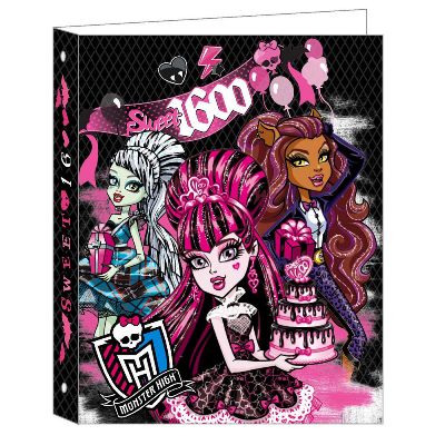 Monster High Carpeta A4 4 anillas Draculaura 1600 - Varios autores