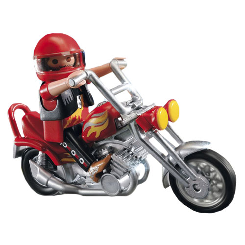 5526 - Moto Chopper - Playmobil - Playmobileros - Tienda de