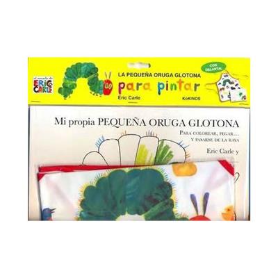 Colorear la pequeña oruga glotona