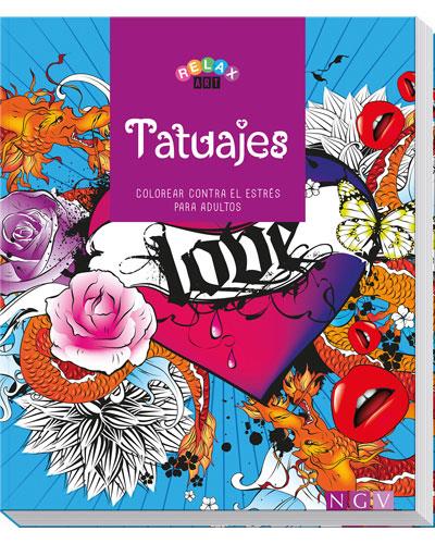 Tatuajes. Libros para colorear