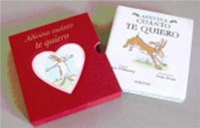 Adivina Te Quiero estuche desplegable mini caja roja libro sam mcbratney español