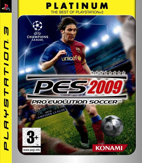Goma grueso Automático Pro Evolution Soccer 2009 Platinum PS3 para - Los mejores videojuegos | Fnac