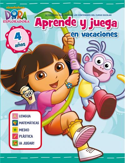 Dora cuaderno de vacaciones 4 años