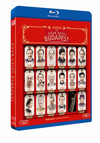 El Gran Hotel Budapest (Blu-Ray)