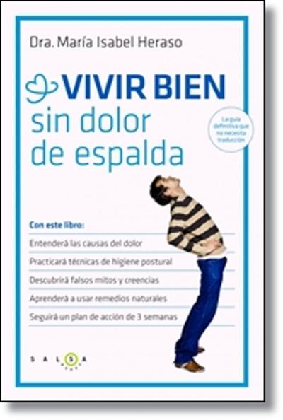 Libro Vivir Bien sin dolor de isabel heraso español tapa blanda con solapas espaldavivir epub