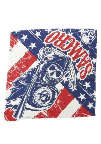 Lot Neuf D'écussons Et Bandana Sons Of Anarchy - Multicouleur - Coton - Avec étiquettes