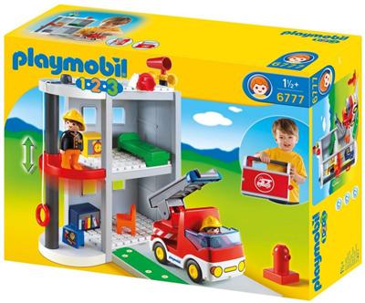 Playmobil 123 Estacion De Bomberos Maletin Playmobil Maletin