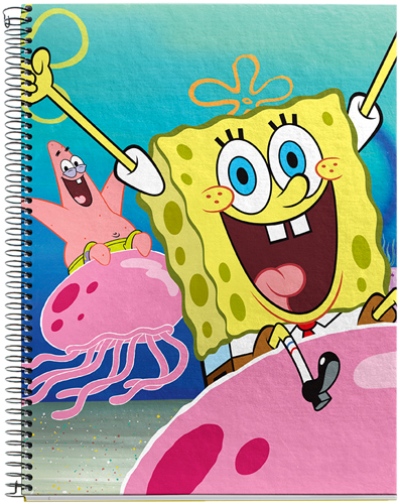 Cuaderno medusas Bob Esponja folio con margen - -5% en libros | FNAC