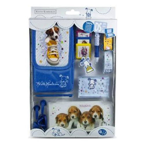 Indeca Keith Kimberlin kit dog sneakers dsidsi xl3ds pack de accesorios para consola compatible nintendo 3ds perros