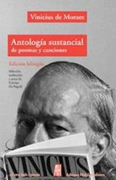 Libro Antologia Sustancial de poemas y canciones bilingüe el otro lado tapa blanda