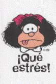 Cuaderno Mafalda Qué estrés - 1