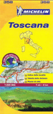 Toscana. Mapa 358 Michelín