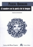 Nombre en la punta de la lengua