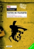 Textos de filosofía. Selectividad - 1