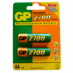 Gp Pack 2 Pilas Recargables Aa 2700 Mah