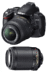 Nikon D3000 KIT (18-55 MM + 55-200 MM+Bolsa+ Libro Foto Nikon + 2 Tarjetas SD) Reflex Digital_0