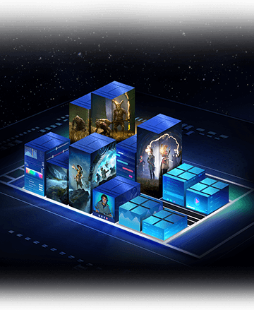 gráfica p-core e-core
