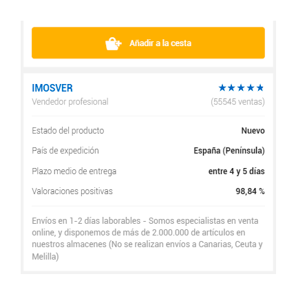 ¿Como reconococer un vendedor de Marketplace Fnac?