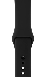 Apple Watch S3 38mm GPS Caja de aluminio en gris espacial y correa  deportiva Negro - Reloj conectado - Comprar al mejor precio | Fnac