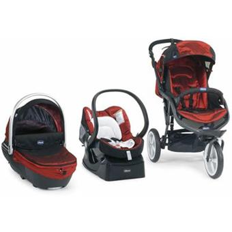 poussette trio chicco 3 roues occasion