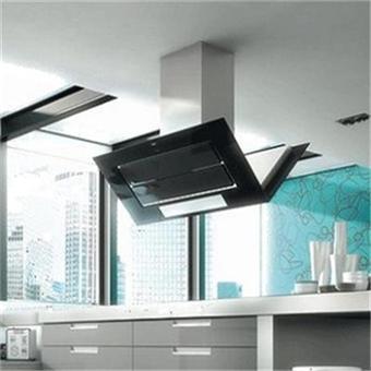 Roblin Hotte Ilot 6060105 Inox Verre Noir Hotte Ilot Achat Prix Fnac