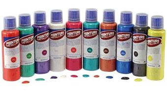 Majuscule Peinture Acrylique Metallique Assorti Boite 10 Flacons 250ml Autres Accessoires De Dessin Et Peinture Achat Prix Fnac
