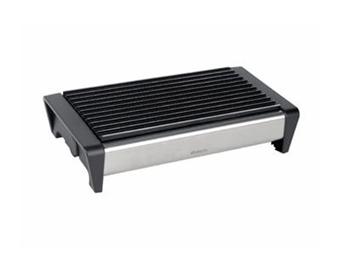 Accessoire De Table élégant Chauffe-Plat Brabantia Avec Grille - Noir Matt Inox - 2 Bougies Incluses Chauffe Plat Noir Inox