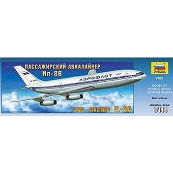 Maquette Avion Zvezda 7001 Ilyushin Il-86 - 1/144 - Avion De Ligne Civil - Neuf