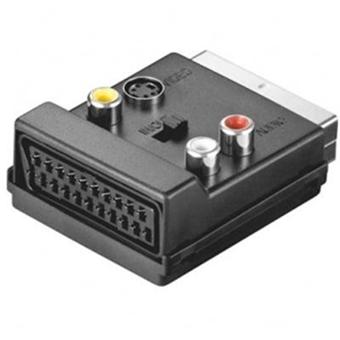 Adaptateur péritel M-F / 3 RCA S-VHS - câble tv - vidéo - son, avis et