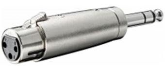 Adaptateur Neutrik NA3FJ - XLR Femelle Vers Jack 6.35mm (1/4") Femelle - Pour Connexion Audio Professionnelle