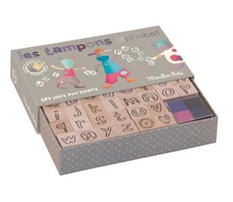 Boite 28 tampons alphabet JPB Moulin Roty