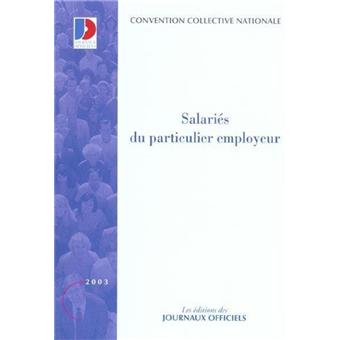 Salaries Du Particulier Employeur Grand Format Achat Livre Fnac