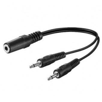 Zerone Adaptateur jack mâle 3,5 mm vers USB 2.0, adaptateur jack audio vers  USB femelle pour voiture, TV, vidéo et audio domestique