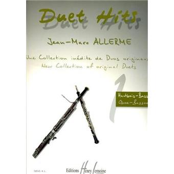 Allerme Jm Duet Hits Vol 1 Hautbois Basson Broche Achat Livre Fnac