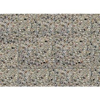 Modélisme - FALLER - Plaque de mur : Ardoise - Dimensions 25 x 12.5 cm
