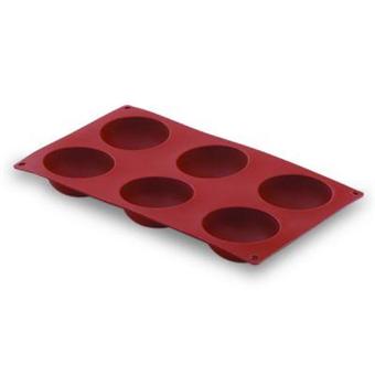 Lacor Moule 6 Demi Sphères Silicone Souple De 7 Cm