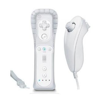 Wii - Manette Wiimote Blanche- Wii Nunchunk - Manette - Achat & prix
