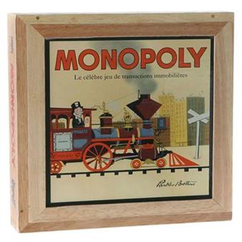 Monopoly edition vintage en bois