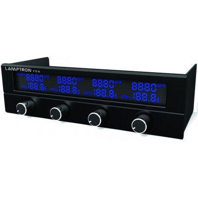 Lamptron Fan Controller FC5V2 Noir - Rhéobus 4 canaux