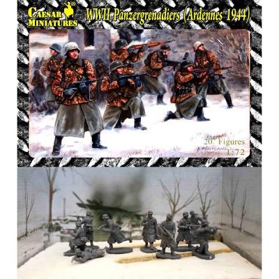 Caesar Miniatures - Figurines 2ème Guerre Mondiale : Panzergrenadiers allemands : Ardennes 1944 État correct - Caesar Miniatures reconditionné disponible sur Fnac