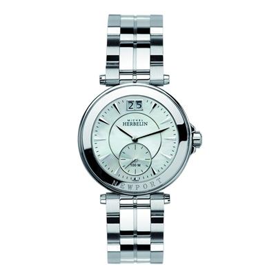 Montre MICHEL HERBELIN METAL ACIER FEMME.