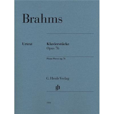 Brahms Johannes - Pieces Op.76/1-8 (Nouvelle Edition) - Piano