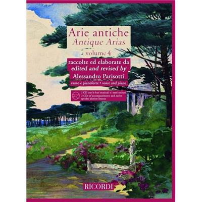 Arie Antiche Vol.4  +Cd  - Chant (1 Voix)/Piano