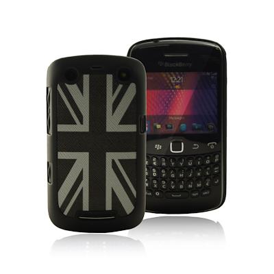 Coque Union Jack Blackberry Curve 9360 Grise