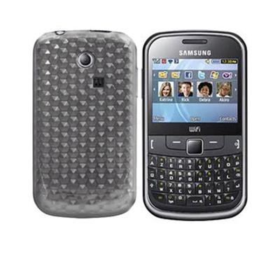 Housse Softygel Diamond transparente Samsung Chat 335 - S3350