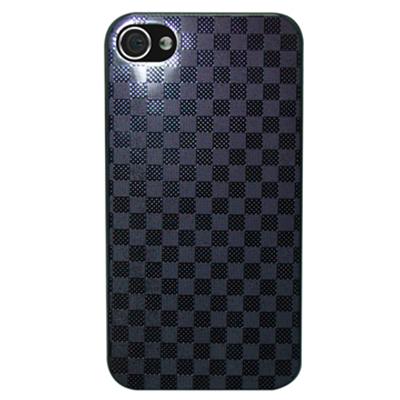 Coque aspect damier métal pour iPhone 5