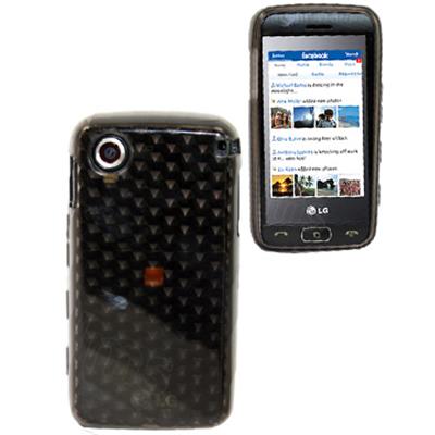 Housse minigel noire pour LG G400 et GT505